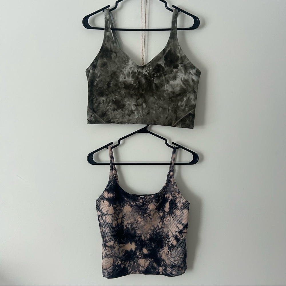 Bundle Lululemon Athleta Workout Long Line Sports Bra Tanks